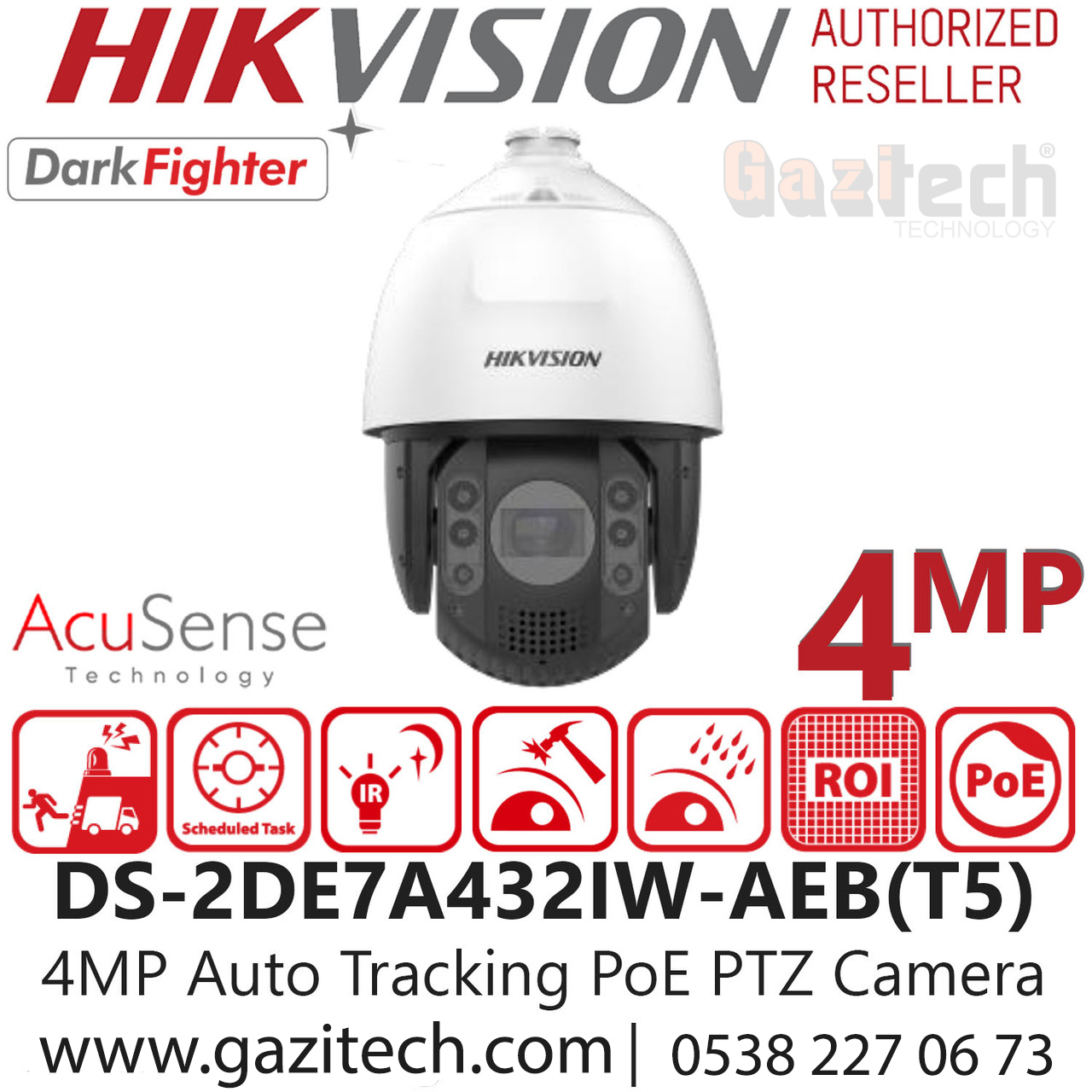  Hikvision DS-2DE7A432IW-AEB(T5) 4MP 32x PTZ Kamera